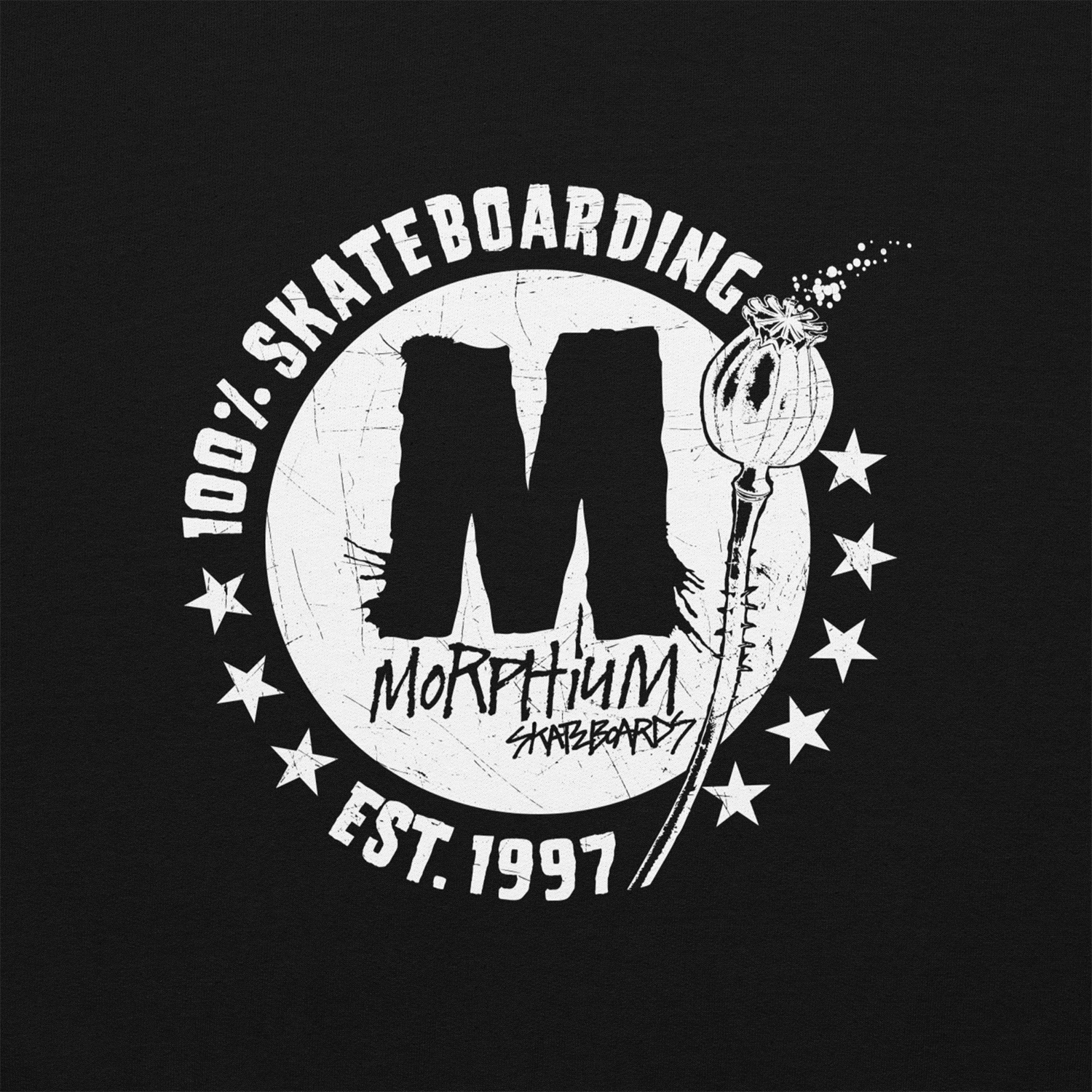 Morphium Hoody 100%  black — Morphium Skateboards Streetwear — Ansicht 4