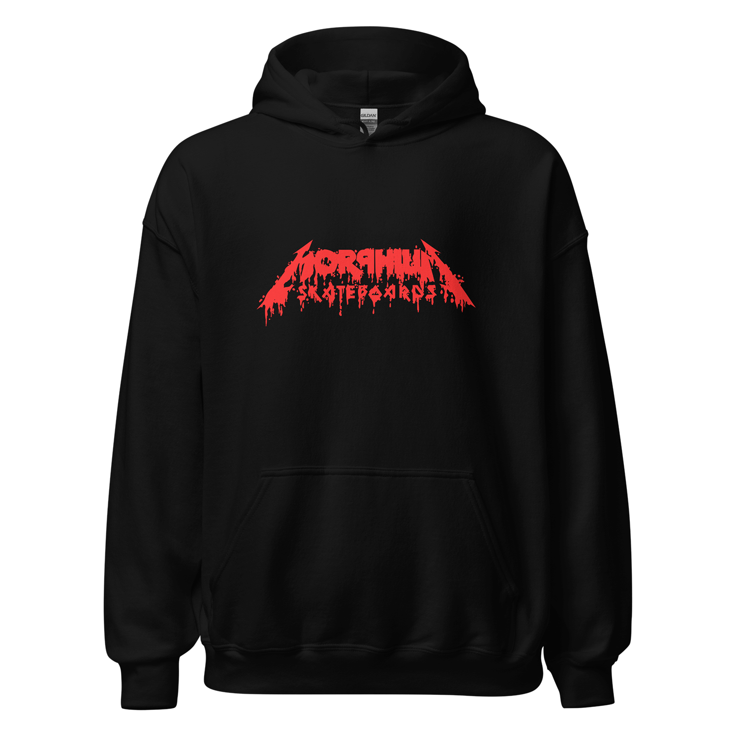 Morphium Hoody Bloodmetal  black — Morphium Skateboards Streetwear
