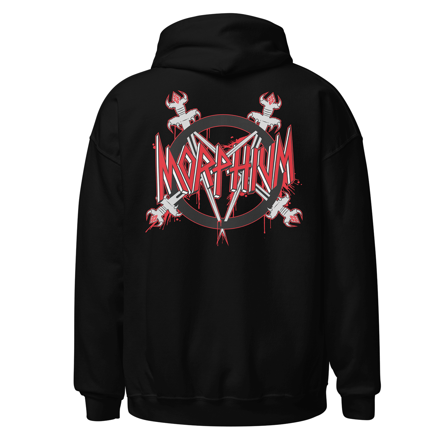 Morphium Hoody Slaya  black — Morphium Skateboards Streetwear — Ansicht 2