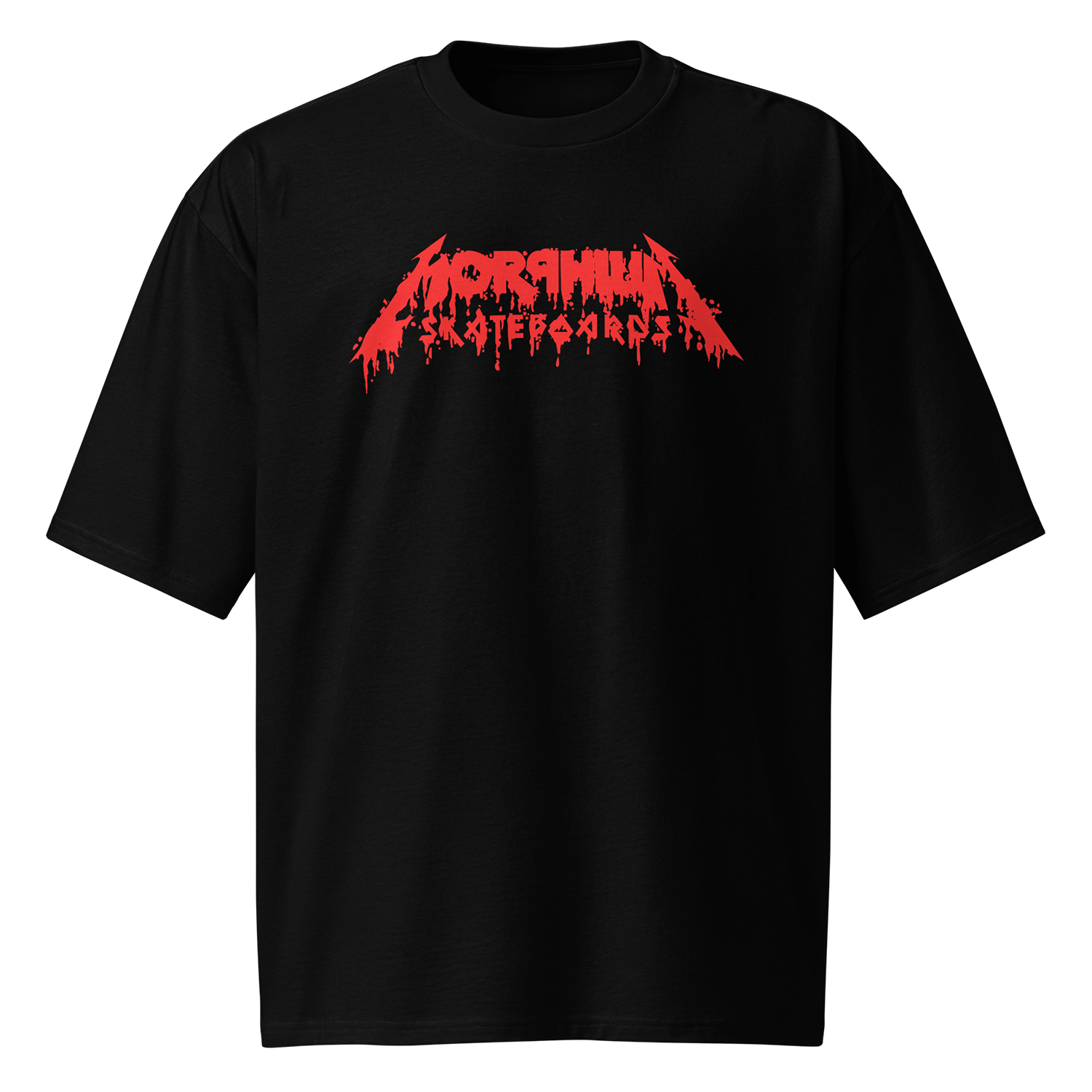 Morphium T-Shirt Bloodmetal  black — Morphium Skateboards Streetwear