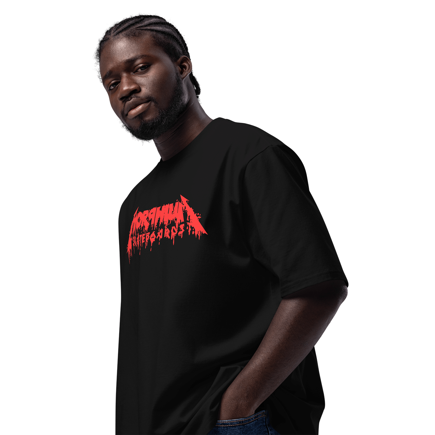 Morphium T-Shirt Bloodmetal  black — Morphium Skateboards Streetwear — Ansicht 5