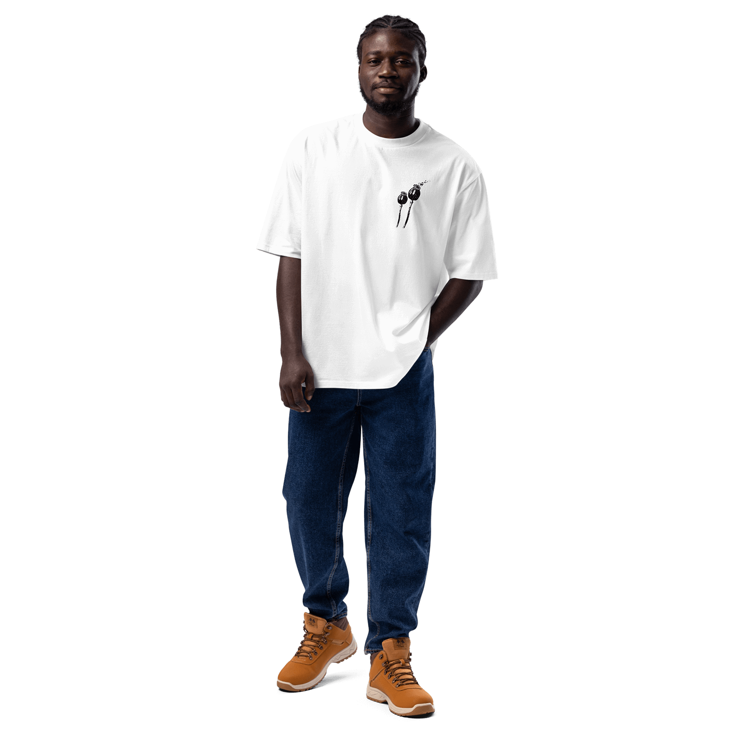 Morphium T-Shirt Pusher white — Morphium Skateboards Streetwear — Ansicht 3