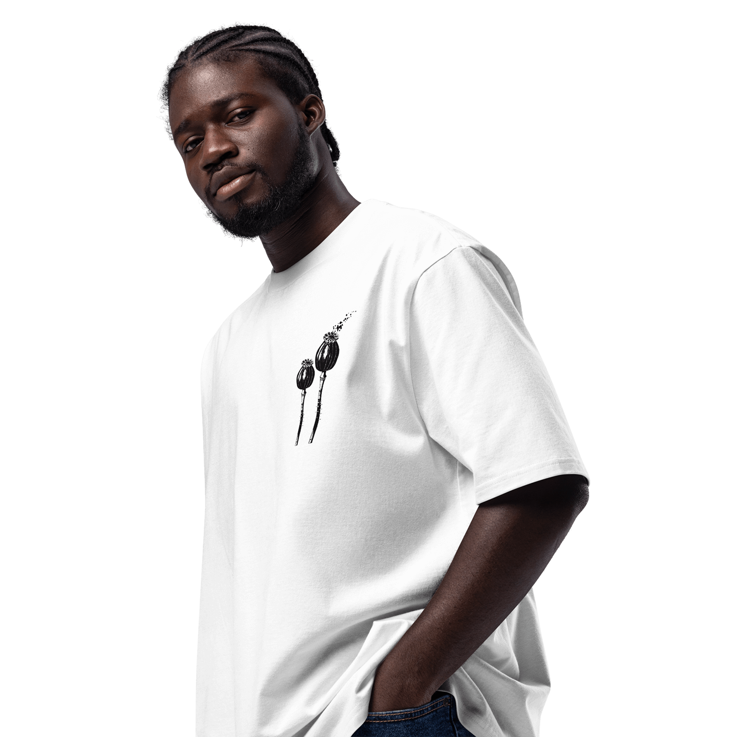 Morphium T-Shirt Pusher white — Morphium Skateboards Streetwear — Ansicht 4