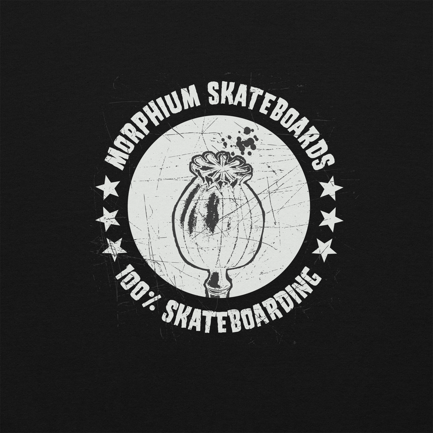 Morphium Hoody Pusher  black — Morphium Skateboards Streetwear — Ansicht 4